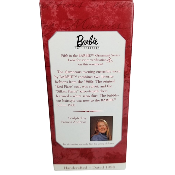 Hallmark Silken Flame Barbie Ornament NIB - Picture 2 of 6
